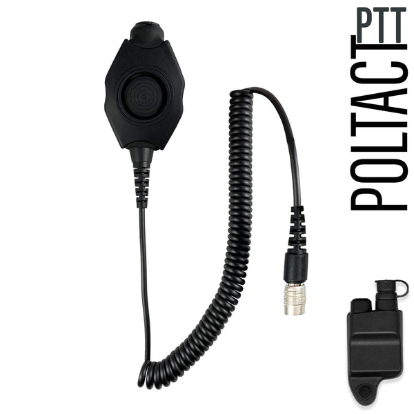 PolTact Helmet Headset Kit w/ Rapid Release System: PTH-V2-28RR - Guaranteed to work w/: Harris (M/A-Com) - P5300, P5350, P5370, P5450, P5470, P5500, P5550, P5570, P7300, P7350, P7370, XG-15, XG-25, XG-75, (Multimode) & More