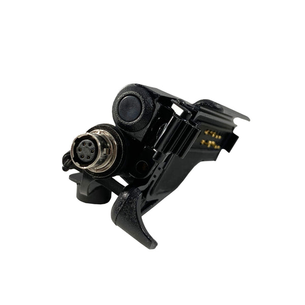 PT-PTTV2-23RR-A/N Material Comms PolTact V2 Dual Button Quick Disconnect Push To Talk(PTT) EF Johnson 5000, 5100, 8100, 51SL ES, 51 Fire ES, 51SL ES, 51LT ES, 7700, Ascend, AN/PRC127EFJ Kenwood VP400, VP600, VP900 High or Low Impedance; Compatible NATO/Military Wiring, Material Comms/PolTact, Gentex, Ops-Core, Invisio, OTTO, Sordin, David Clark, TEA, TCI, MSA, Savox, Earmor, SWATCOM, NATO Peltor Models, COMTAC III/IV/V/VI/VIII/IX and Other NATO Headsets. Utilizes the standardized NEXUS TP-120/U174