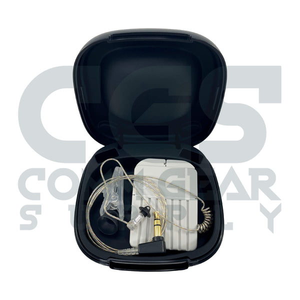 RO-360F-22-2.5: Ultra Stealth 360 Covert/Tactical Radio Earpiece - 3.5mm, Connects to Speaker Mic for harris otto speaker mic 2.5mm360 flexo Comm Gear Supply CGS