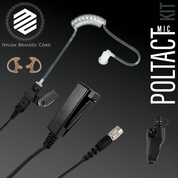PolTact Mic Kit: PTM11RR - Guaranteed to work w/: EF Johnson: VP5000, VP5230, VP5330, VP5430, VP6000, VP6230, VP6330, VP6430 & More