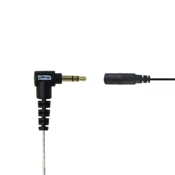 Tactical Mic & DUAL Ultra Stealth 360 Radio Earpiece Kit - Motorola, Kenwood, Harris, M/A Com, Tait, & More Comm Gear Supply CGS