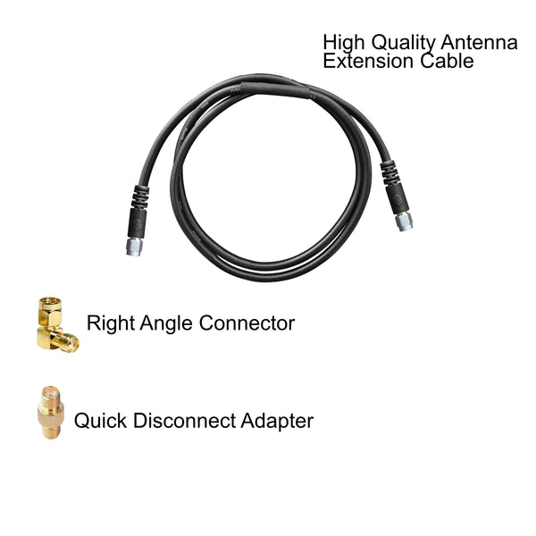 Tactical Antenna Relocation Kit(No Antenna Pouch) For Motorola, Kenwood, Baofeng & More