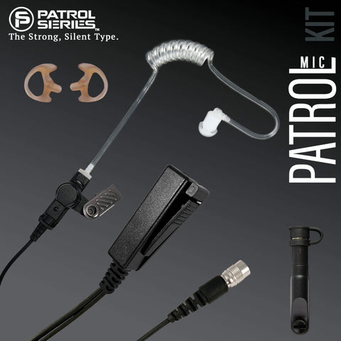 Patrol Mic Kit: PM08RR - Harris/Tait TP3000, TP3300, TP3500, TP8100, TP8110, TP8115, TP8120, TP8135, TP8140, TP9300, TP9355, TP9360, TP9400, TP9435, TP9440, TP9445, TP9460 