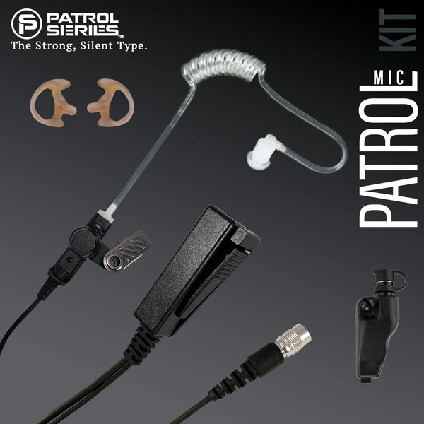 Patrol Mic Kit: PM11RR - Guaranteed to work w/: EF Johnson: VP5000, VP5230, VP5330, VP5430, VP6000, VP6230, VP6330, VP6430 & More