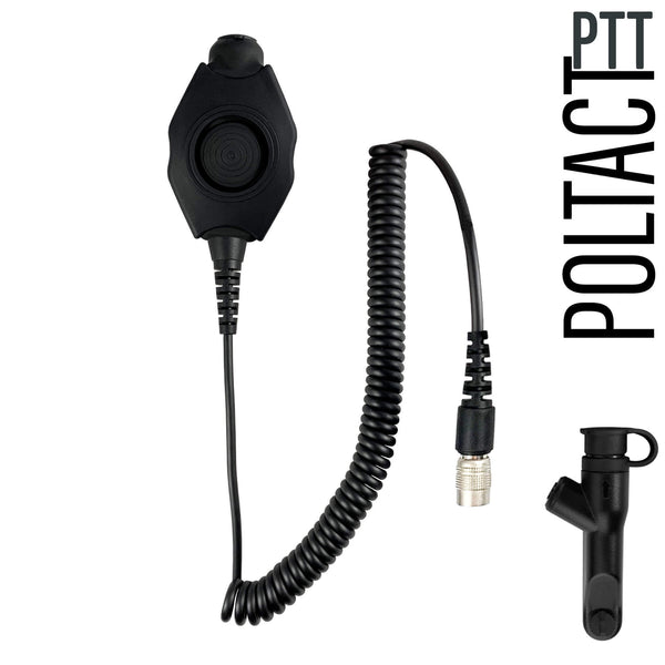 Headset PTT Harness w/ Rapid Release Connector/Adapter: PT-PPT-08RR - Guaranteed to work w/: Harris/Tait TP3000, TP3300, TP3500, TP8100, TP8110, TP8115, TP8120, TP8135, TP8140, TP9300, TP9355, TP9360, TP9400, TP9435, TP9440, TP9445, TP9460