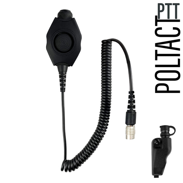 Headset PTT Harness w/ Rapid Release Connector/Adapter: PT-PPT-11RR - Guaranteed to work w/: EF Johnson: VP5000, VP5230, VP5330, VP5430, VP6000, VP6230, VP6330, VP6430 & More
