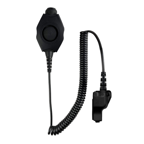 Tactical Radio Helmet Headset w/ Active Hearing Protection - PTH-V2-23 Material Comms PolTact Headset & Push To Talk(PTT) For Tactical Radio Headset w/ Active Hearing Protection - Motorola: XTS1500, XTS2500, XTS3000, XTS3500, XTS5000, HT1000, JT1000, MT2000, MTS2000, MTX838, MTX900, MTX8000, MTX9000, PR1500