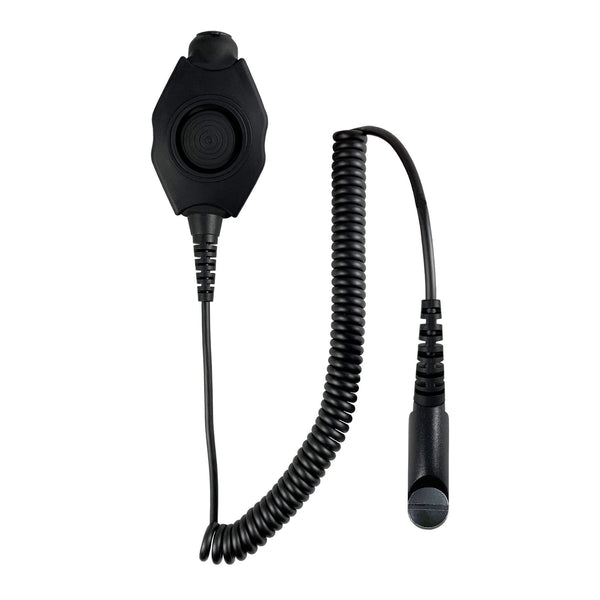 Tactical Radio Helmet Headset w/ Active Hearing Protection - PTH-V2-29 Material Comms PolTact Headset & Push To Talk(PTT) Adapter For Tactical Radio Headset w/ Active Hearing Protection - Harris(L3Harris): XG-100, XG-100P, XL-185, XL-185P, XL-185Pi, XL-150/P, XL-95/P, XL-200, XL-200P, XL-200Pi