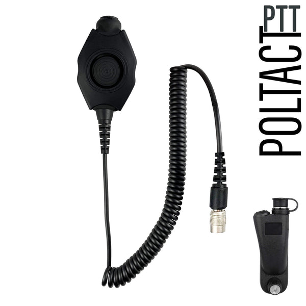 Headset PTT Harness w/ Rapid Release Connector/Adapter: PT-PPT-34RR - Guaranteed to work w/: Motorola APX900 APX1000 APX4000 APX6000/XE APX7000/L/XE APX8000 "Apex" XPR6100 XPR6300 XPR6350 XPR6380 XPR6500 XPR6550 PR6580 XPR7350/e XPR7380/e XPR7550/e & more