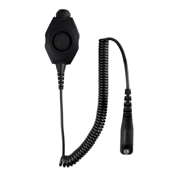 Tactical Radio Helmet Headset w/ Active Hearing Protection - PTH-V2-33 Material Comms PolTact Headset & Push To Talk(PTT) For Tactical Radio Headset w/ Active Hearing Protection -Motorola HT750, HT1250, HT1550, MTX850, MTX950, MTX960, MTX8250, MTX9250, PR860