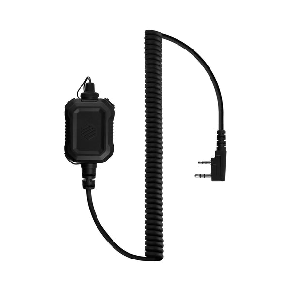 PT-PTTV2-01HW-A/N: Dual Button PolTact V2 Push To Talk(PTT) For 2 Pin Kenwood, Baofeng, BTECH, Rugged Radios, Diga-Talk, TYT, AnyTone, Alinco, Relm/BK Radio, Quansheng, Wouxon, Retevis. Helicopter Helmet Comms Baofeng: BF-F8HP BF-F9 UV-82, UV-82HP UV-82C UV-5R UV-5R5 UV-5RA UV-5RE UV-5X3 V2+, RPU416, RPV516, RPU499, RPV599X, RPV516A, RPV599A Plus, RPU416A, RPU499A Plus, RPU4200, GT-3TP, AR-152
BTECH: DMR-6X2, GMRS-V1, MURS-V1, UV-5X3 AnyTone: AT-D868-UV, AT-D878-UV DMR Wouxun KG-UV NATO peltor otto ops core