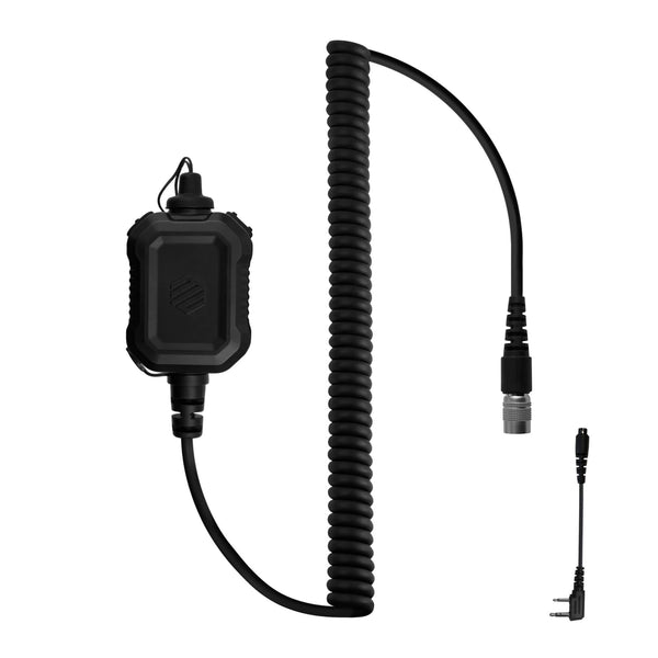 PolTact V2 Tactical Radio PTT for Headset w/ Dual Buttons & Quick Disconnect(Hirose): High/Low Impedance NATO/Military Wiring, Comtac, XPI, Ops-Core, OTTO, Savox, Sordin, Invisio, DC, MSA, Helo All 2 Pin Kenwood TK NEXEDGE (NX), Baofeng, BTECH, Rugged Radios, Diga-Talk, TYT, AnyTone, Relm/BK Radio, Quansheng wouxon BF-F8HP BF-F9 UV-82, UV-82HP UV-82C UV-5R UV-5R5 UV-5RA UV-5RE UV-5X3 V2+, RPU416, RPV516, RPU499, RPV599X, RPV516A, RPV599A Plus, RPU416A, RPU499A Plus, RPU4200, GT-3TP, AR-152 DMR-6X2, GMRS-V1 
