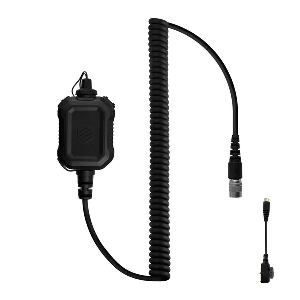 PT-PTTV2-05SR: The Material Comms PolTact V2 Dual Button Quick Disconnect Push To Talk(PTT) for Sonim XP5 XP5plus XP5s XP8 XP10  SoftBank 801KW Electret(High Impedance) or Dynamic(Low Impedance) NATO/Military wired headsets Gentex, Ops-Core, OTTO, Noizebarrier TAC, Savox, MSA, Sordin, David Clark, 3M Peltor ComTac III, IV, V, VI, VIII, IX, XPI, Safariland/TCI, Hi-Threat, Liberator, TEA, MSA, Material Comms PolTact PTH-V1 Pth-V2, Atlantic Signal, Earmor M32Plus M32 Mod3/Mod4 NATO NEXUS TP-120, U174, U94
