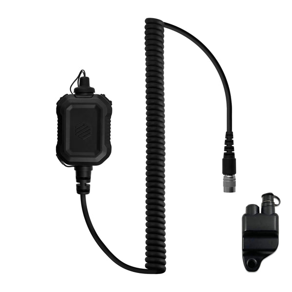 PT-PTTV2-28RR-A/N:The Material Comms PolTact Tactical/Military Grade Quick Disconnect Push To Talk(Amped PTT) Adapter For Harris(L3Harris), M/A-Com P5300, P5350, P5370, P5450, P5470, P5500, P5550, P5570, P7300, P7350, P7370, XG-15, XG-25 XG-75 XL-45, XL-95 High or Low Impedance Compatible w/: NATO/Military Wiring, Material Comms/PolTact, Gentex, Ops-Core, Invisio, OTTO, Sordin, David Clark TEA TCI MSA Savox Earmor SWATCOM NATO Peltor Models, COMTAC III/IV/V/VI/VIII/IX and Other NATO Headsets. u174 tp-120