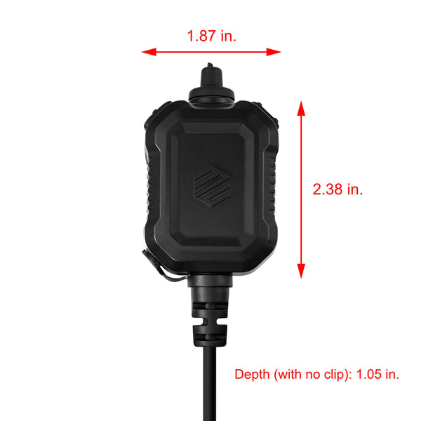PT-PTTV2-34RR-A/N: The Material Comms Dual Button PolTact Quick Disconnect Push To Talk(PTT) for Motorola APX900 APX1000 APX2000 APX3000 APX4000 APX5000 APX6000/LI/XE APX7000/L/XE APX8000 SRX2200 XPR6100 XPR6300 XPR6350 XPR6380 XPR6500 XPR6550 PR6580 XPR7350/e XPR7380/e XPR7550/e XPR7580/e DP3400 DP3401 DP3600 DP3601 DP4400e DP4600 DP4800 XiR P8600/i P8608/i P8620/i P8628/i P8660/i P8668/i Vertex VXP-949 U94 Upgrade! Helicopter Helmet Comms coiled cable