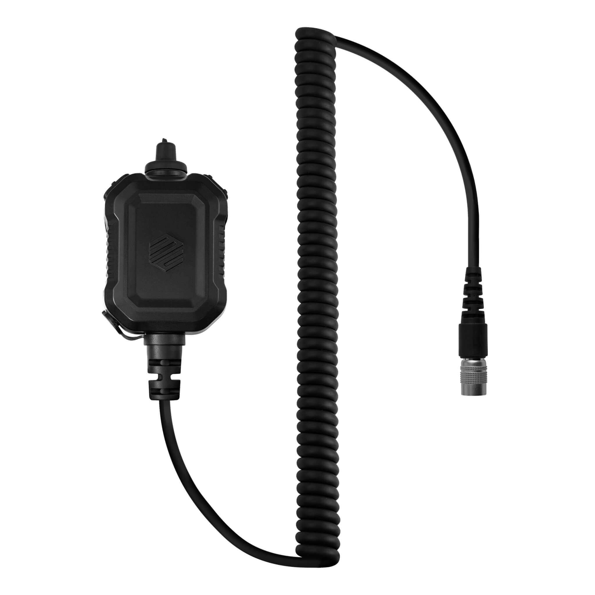 PolTact V2 Amplified Tactical PTT for 5 Pole TP-105/U384 Headset w/ Qu ...