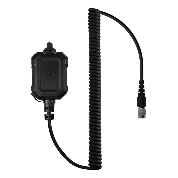 Material Comms PolTact V2 5 Pole TP-105/U384 Single Comm Quick Disconnect Push To Talk(PTT) 3M Peltor ComTac, XPI, Atlantic Signal(Standard on INVICTUS ComTac V, PATRIOT - 92 CY, MT20H682FB - 92 CY, MT14H418A - 35 CY/GE/GN, MT14H418A - 92CY/GE/GN), Material Comm PolTact PTH-V2, Ops-Core 5 Pole Connectorized Downlead, Invisio T30 w/ 5 Pole, Helicopter Comms other Dual Comms Headsets using 5 Pole TP-105/U384 Connector Dynamic Mic