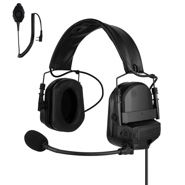 PTH-V2-01 Tactical Radio Helmet Headset w/ Active Hearing Protection - Baofeng, AR-152, Rugged Radios, Diga-Talk, TYT, BK Radio/Relm, Quansheng, Wouxon: BF-F8HP BF-F9 UV-82 UV-82HP UV-82C UV-5R UV-5R5 UV-5RA UV-5RE UV-5X3 V2+, RPU416, RPV516, RPU499, RPV599X, RPV516A, RPV599A Plus, RPU416A, RPU499A Plus, RPU4200, Maxon: TS-3416K, AnyTone: AT-D868-UV, AT-D878-UV DMR, Wouxun KG-UV6X, KG-UV3X, DB-16, KG-UV3D, KG-UVD1P KG-UV8D, KG-UV9D, UV899, KG-UV6D, KGUV2D