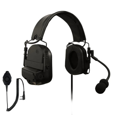 PTH-V2-01 Tactical Radio Helmet Headset w/ Active Hearing Protection - Baofeng, AR-152, Rugged Radios, Diga-Talk, TYT, BK Radio/Relm, Quansheng, Wouxon: BF-F8HP BF-F9 UV-82 UV-82HP UV-82C UV-5R UV-5R5 UV-5RA UV-5RE UV-5X3 V2+, RPU416, RPV516, RPU499, RPV599X, RPV516A, RPV599A Plus, RPU416A, RPU499A Plus, RPU4200, Maxon: TS-3416K, AnyTone: AT-D868-UV, AT-D878-UV DMR, Wouxun KG-UV6X, KG-UV3X, DB-16, KG-UV3D, KG-UVD1P KG-UV8D, KG-UV9D, UV899, KG-UV6D, KGUV2D