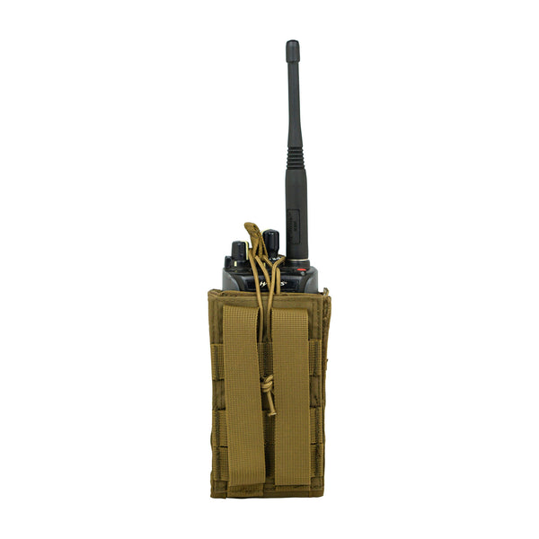 Universal MOLLE/PALS Tactical Radio Pouch w/ Keypad Access for Motorola, Harris, Kenwood, Tait, EF Johnson & More
