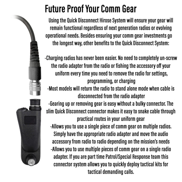 Tactical Radio Helmet Headset w/ Active Hearing Protection & Release Adapter - PTH-V2-08RR The Material Comms PolTact Helmet Headset & Push To Talk(PTT) Adapter For Harris(L3Harris)/Tait TP3000, TP3300, TP3350, TP3500, TP8100, TP8110, TP8115, TP8120, TP8135, TP8140, TP9300, TP9355, TP9360, TP9400, TP9435, TP9440, TP9445, TP9460