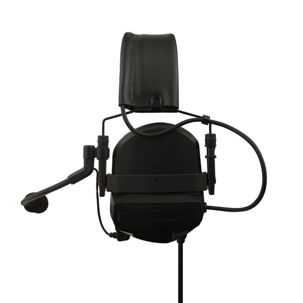 Tactical Radio Helmet Headset w/ Active Hearing Protection - PTH-V2-29 Material Comms PolTact Headset & Push To Talk(PTT) Adapter For Tactical Radio Headset w/ Active Hearing Protection - Harris(L3Harris): XG-100, XG-100P, XL-185, XL-185P, XL-185Pi, XL-150/P, XL-95/P, XL-200, XL-200P, XL-200Pi