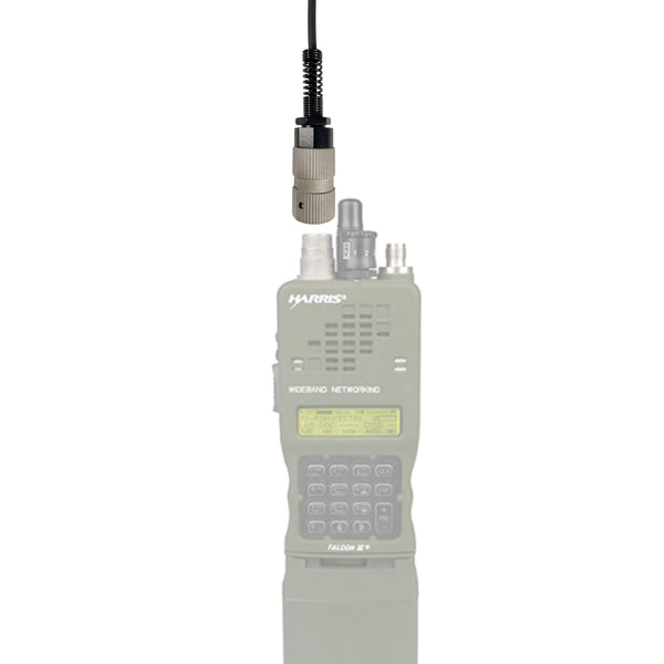 PT-PTTV2-U229: The Material Comms Dual Button PolTact Quick Disconnect Push To Talk(PTT) for Harris(L3Harris) Falcon III/Thales: RF 7800V, 5800, LVIS USA, AN/PRC-113, AN/PRC-119, AN/PRC-150, AN/PRC-152, AN/PRC-154, AN/PRC-117, AN/PRC-119, Thales MBITR AN/PRC-148, Tadiran CNR-710 &amp; other PRC ASIP SINCGARS Radios w/ Audio Ports for NATO U-229(5 Pin) & U-329(6 Pin). U94 Upgrade