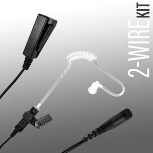 2 Wire Mic Kit: 2W35HW Motorola: XPR3300/e, XPR3500/e & More