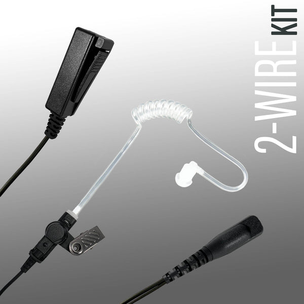 2 Wire Mic Kit: 2W23HW - Guaranteed to work w/: Motorola XTS1500, XTS2500, XTS3000, XTS3500, XTS5000, HT1000, MT2000, MTS2000, MTX8000, MTX9000, PR1500 & More