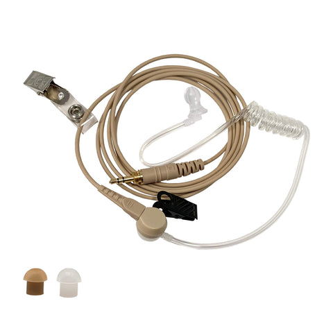Professional IFB Clear Tube Earpiece Kit: IFB-3.5 - 3.5mm Connector