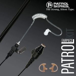 Patrol Earpiece Kit: PE8S - 8 Pin Plug Only for Select Motorola APX and XPR Speaker Mic