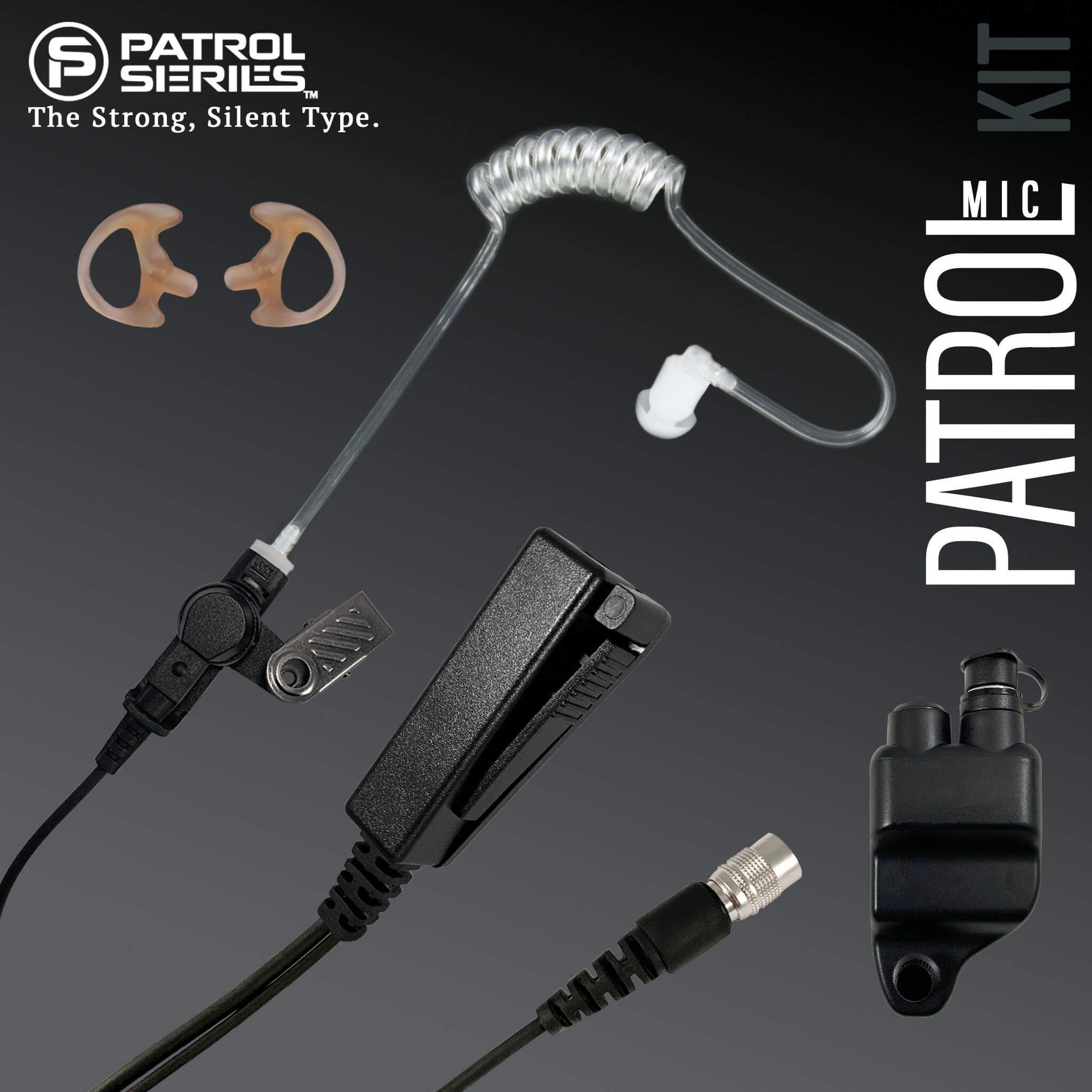 Patrol Mic Kit: PM28RR - Guaranteed to work w/: Harris (M/A-Com) - P5300, P5350, P5370, P5450, P5470, P5500, P5550, P5570, P7300, P7350, P7370, XG-15, XG-25, XG-75, (Multimode) & More