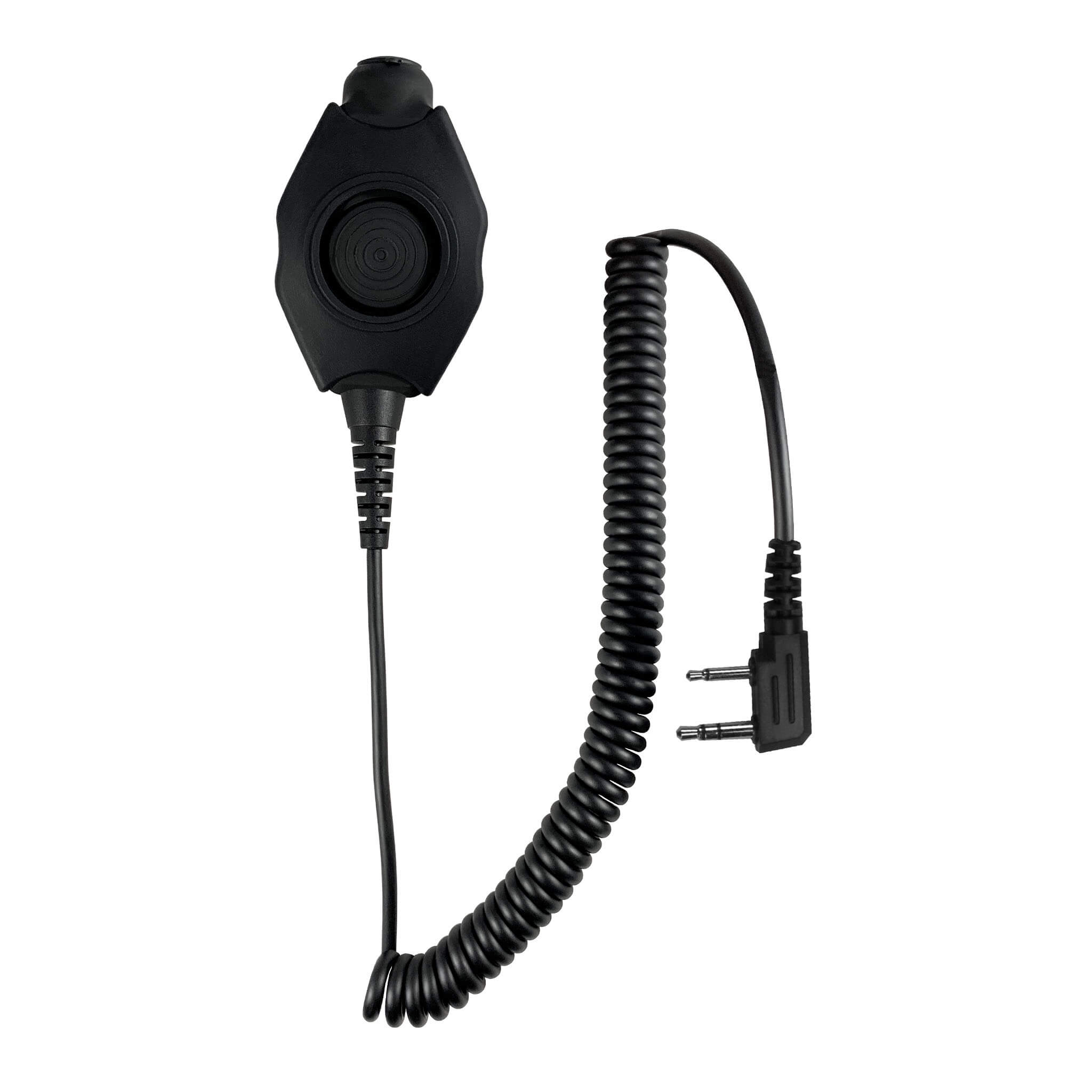 Headset Adapter/PTT Harness: PTT-V1-01 - Guaranteed to work w/: 2 Pin Kenwood, Relm/BK, Baofeng, AR-152, AnyTone, Wouxun & More