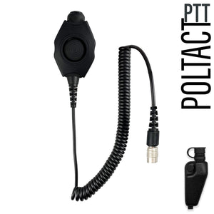 Headset PTT Harness w/ Rapid Release Connector/Adapter: PT-PPT-11RR - Guaranteed to work w/: Kenwood TK & NEXEDGE (NX) Multi-Pin Models
