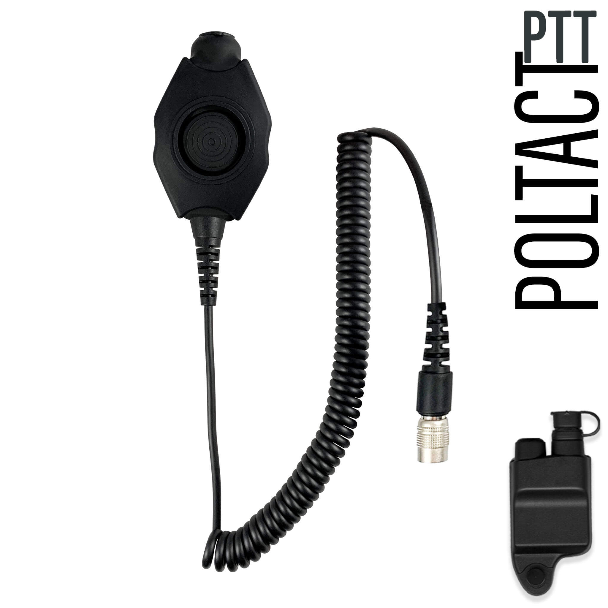 Headset PTT Harness w/ Rapid Release Connector/Adapter: PT-PPT-27RR - Guaranteed to work w/: M/A Com (Harris)- 700P, 700Pi, 710P, P5100, P5130, P5150, P5200, P7100, P7130, P7150, P7170, P7200, P7230, P7250, P7270 & More