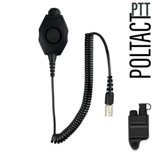 Headset PTT Harness w/ Rapid Release Connector/Adapter: PT-PPT-28RR - Guaranteed to work w/: Harris (M/A-Com) - P5300, P5350, P5370, P5450, P5470, P5500, P5550, P5570, P7300, P7350, P7370, XG-15, XG-25, XG-75, (Multimode) & More