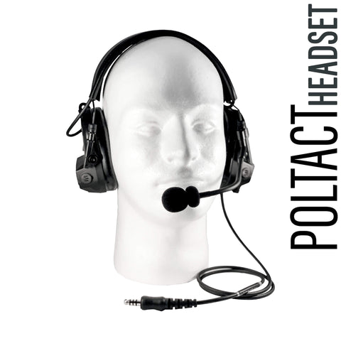 PolTact Headset Kit: PTH-V1-23 - Guaranteed to work w/: Motorola XTS1500, XTS2500, XTS3000, XTS3500, XTS5000, HT1000, MT2000, MTS2000, MTX8000, MTX9000, PR1500 & More