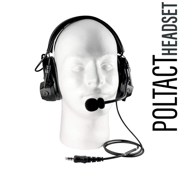 PolTact Headset Kit: PTH-V1-23 - Guaranteed to work w/: EF Johnson 51, 5000, 5100, 7700, 8100 Series, VP Viking Series 5000, 5100, 8100, 51SL ES, 51 Fire ES, 51SL ES, 51LT ES, 7700, Ascend Series, VP400, VP600, VP900 & More