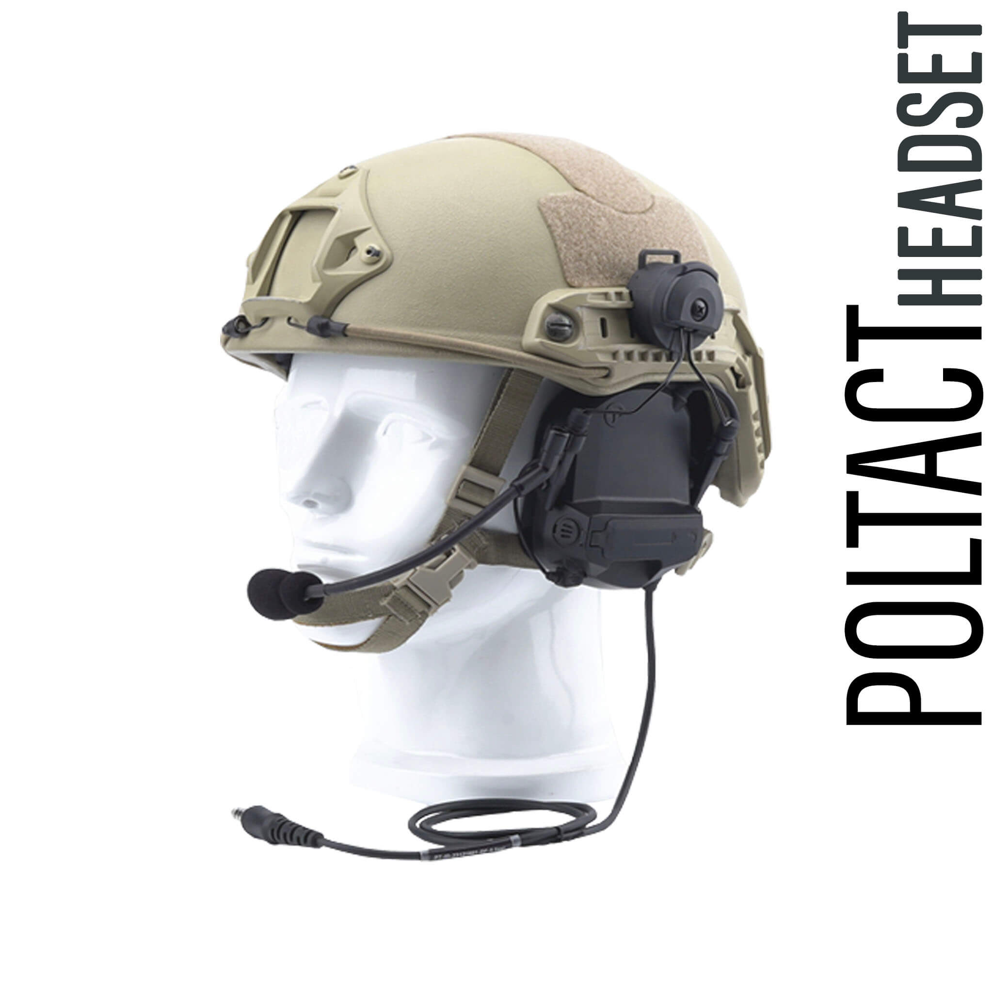 PolTact Helmet Headset Kit: PTH-V2-23 - Guaranteed to work w/: EF Johnson 51, 5000, 5100, 7700, 8100 Series, VP Viking Series 5000, 5100, 8100, 51SL ES, 51 Fire ES, 51SL ES, 51LT ES, 7700, Ascend Series, VP400, VP600, VP900 & More