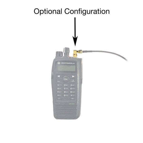 Tactical Antenna Relocation Kit(Black, Tan or Green) For Motorola, Kenwood, Baofeng, & More