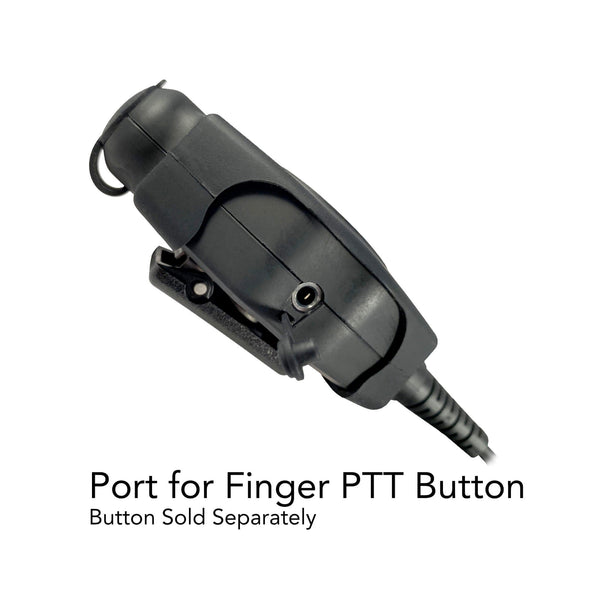 PolTact Headset Kit: PTH-V1-01 - Guaranteed to work w/: 2 Pin Kenwood, Relm/BK, Baofeng, AnyTone, Wouxun & More